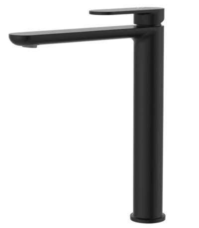 Empire Slim Cold Start Tall Basin Mixer, Matte Black