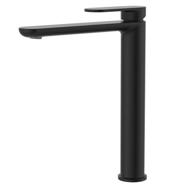 Empire Slim Cold Start Tall Basin Mixer, Matte Black