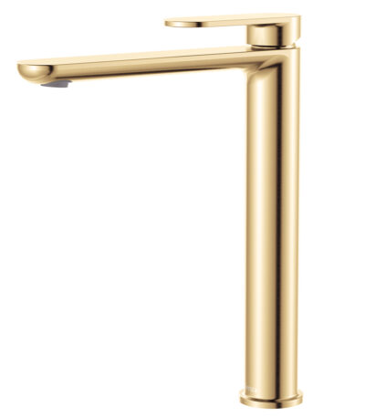 Empire Slim Cold Start Tall Basin Mixer, Urban Brass