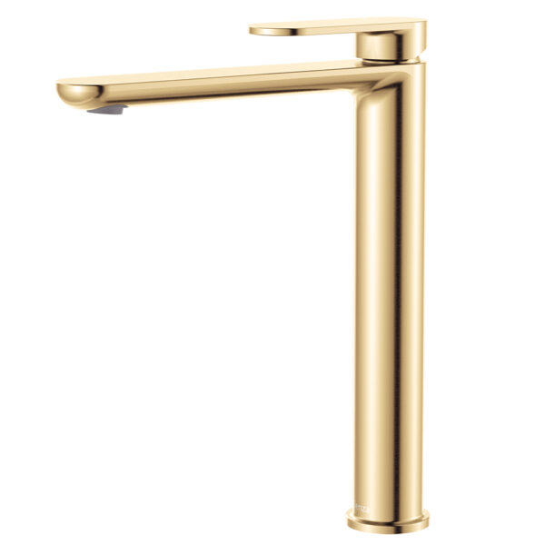 Empire Slim Cold Start Tall Basin Mixer, Urban Brass
