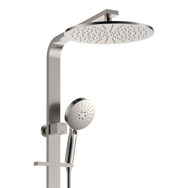 Empire Slim Deluxe Twin Shower, Brushed Nickel