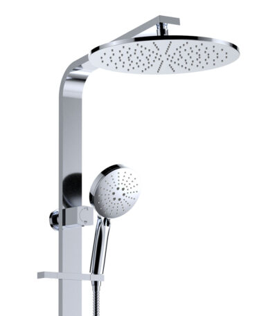 Empire Slim Deluxe Twin Shower, Chrome