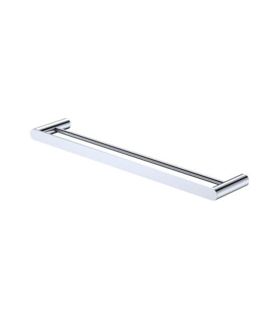 Empire Slim Double Towel Rail, 600mm, Chrome