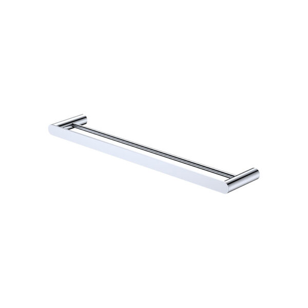 Empire Slim Double Towel Rail, 600mm, Chrome