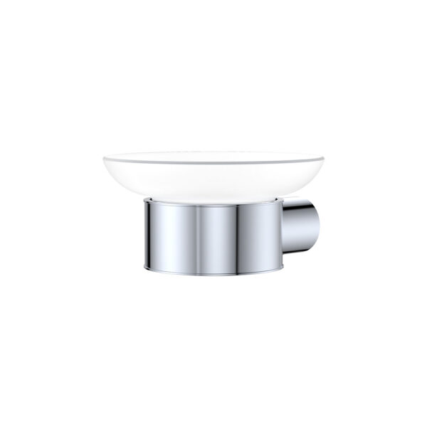 Empire Slim Glass Soap Dish, Chrome