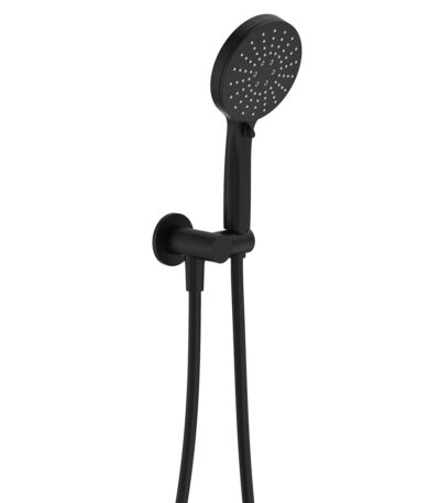 Empire Slim Hand Shower, Round Plate, Matte Black