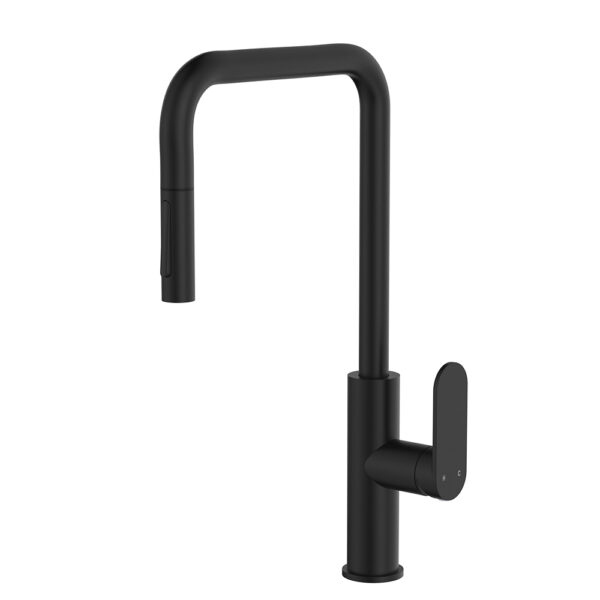 Empire Slim Pull-Out Sink Mixer, Matte Black