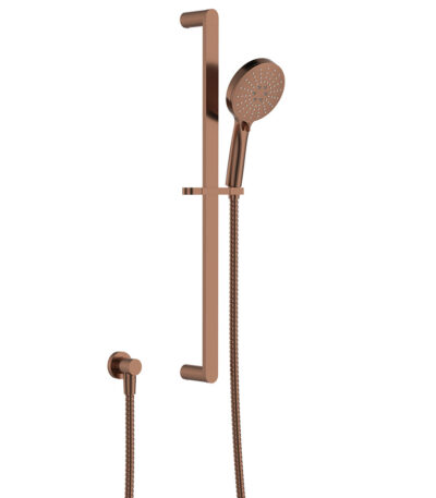 Empire Slim Rail Shower, Brushed Copper