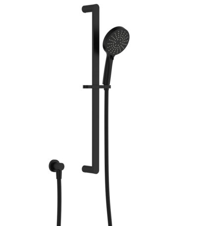 Empire Slim Rail Shower, Matte Black