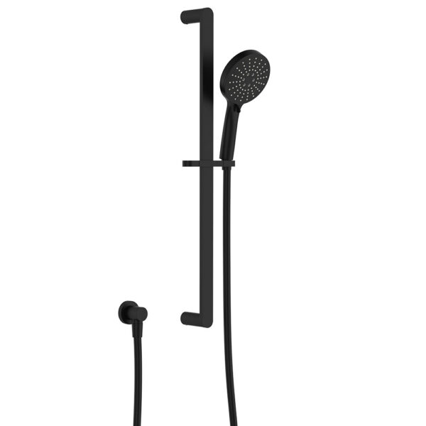 Empire Slim Rail Shower, Matte Black