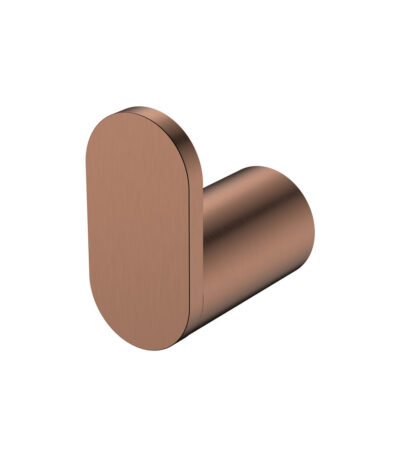 Empire Slim Robe Hook, Brushed Copper
