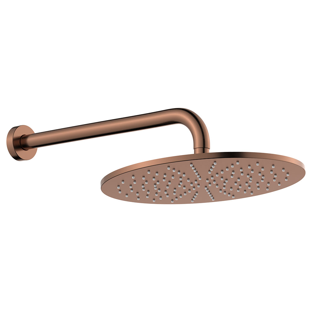 Empire Slim Shower Arm Set, Brushed Copper