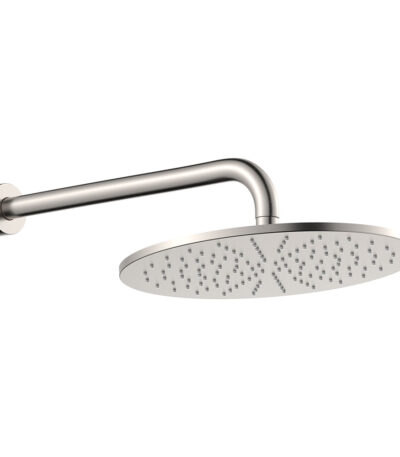 Empire Slim Shower Arm Set, Brushed Nickel