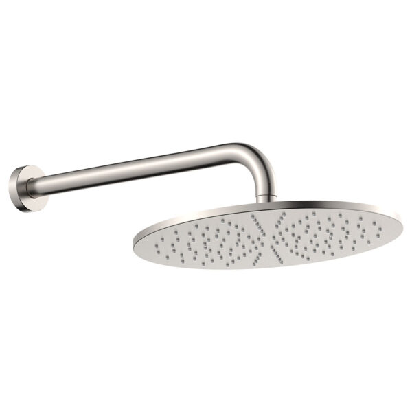 Empire Slim Shower Arm Set, Brushed Nickel