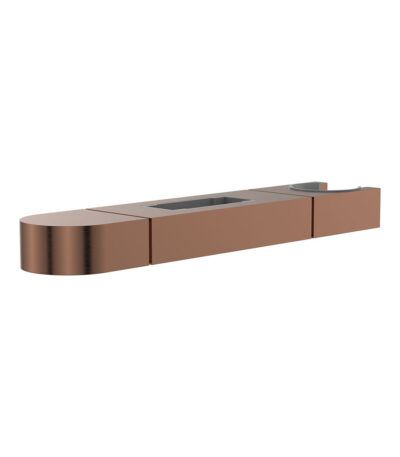 Empire Slim Slider for Rail Shower, Brushed Copper