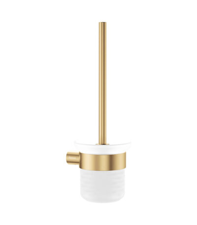 Empire Slim Toilet Brush & Holder, Urban Brass