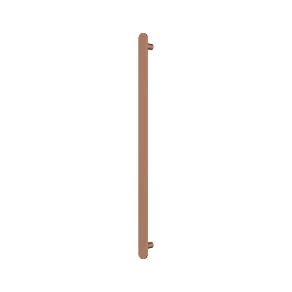 Empire Slim Vertical Heated Towel Rail, 60 x 900mm, Brushed Copper
