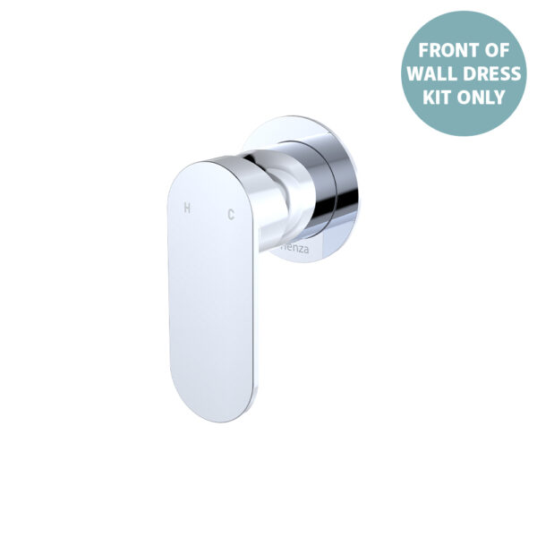 Empire Slim Wall Mixer Dress Kit, Round Plate, Chrome
