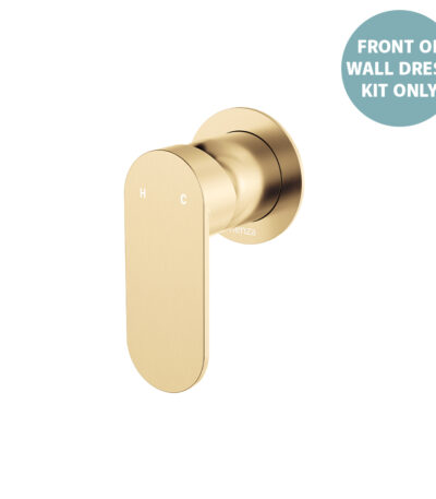 Empire Slim Wall Mixer Dress Kit, Round Plate, Urban Brass