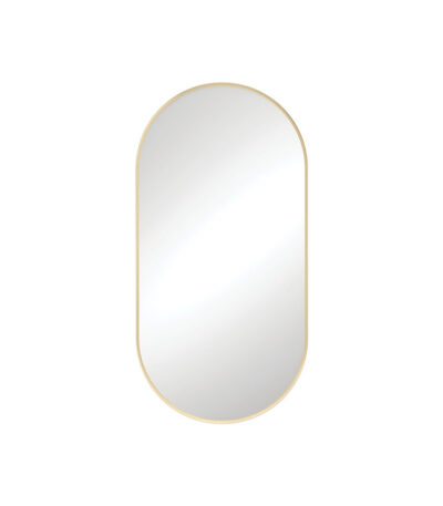 Empire Urban Brass Framed Mirror, 450 x 900mm