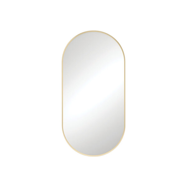 Empire Urban Brass Framed Mirror, 450 x 900mm