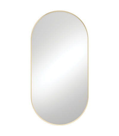 Empire Urban Brass Framed Mirror, 600 x 1200mm