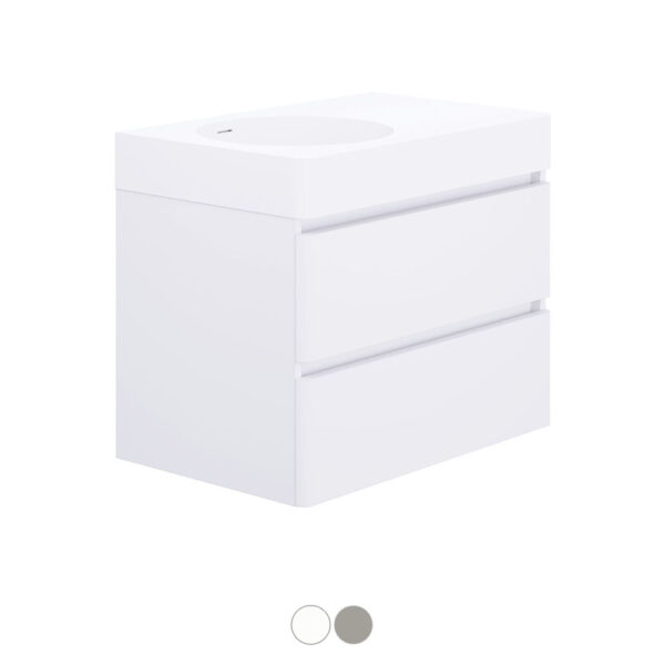 Encanto 700 Left Bowl Wall Hung Vanity