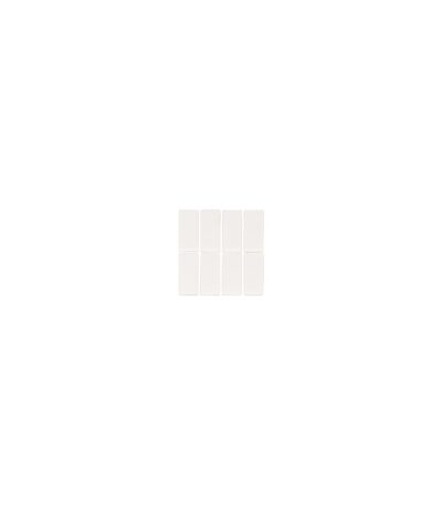 Esashi Rectangle Glass Mosaic Tile - Matte White (Sample)