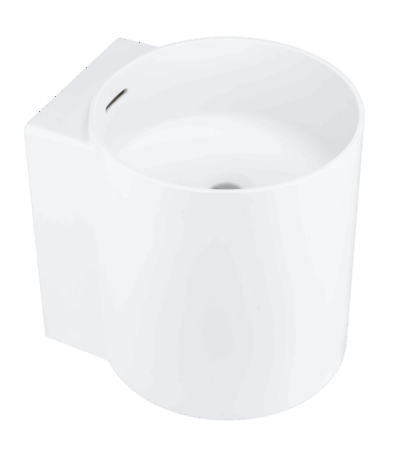 Esme Mini Wall - Mounted Basin - Cylinder (Overflow)