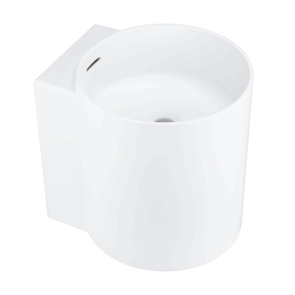 Esme Mini Wall - Mounted Basin - Cylinder (Overflow)