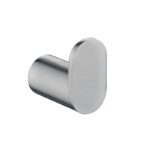 Esperia Brushed Nickel Round Robe Hook