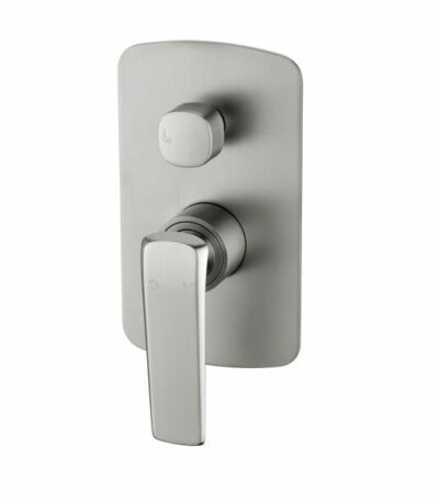 Esperia Brushed Nickel Wall Mixer with Diverter