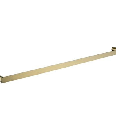 Esperia Brushed Yellow Gold Single Towel Rail 800mm