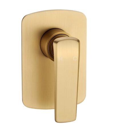 Esperia Brushed Yellow Gold Wall Mixer | WM46.04