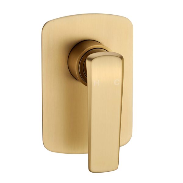 Esperia Brushed Yellow Gold Wall Mixer | WM46.04