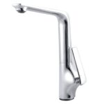 Esperia Chrome Solid Brass Tall Sink Mixer Tap for kitchen | KT33.01