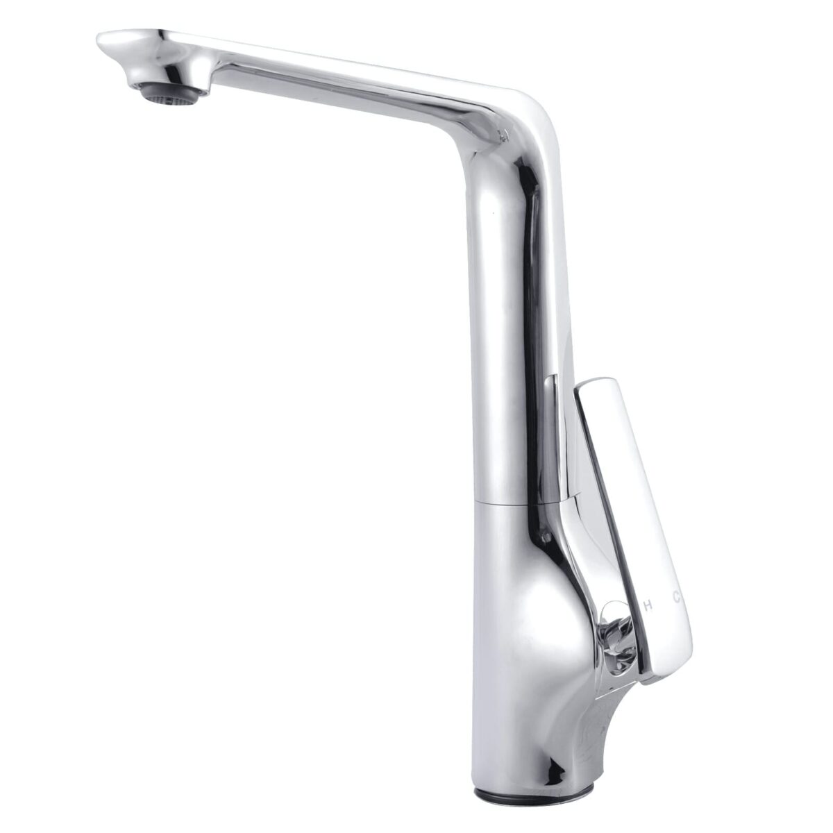 Esperia Chrome Solid Brass Tall Sink Mixer Tap for kitchen | KT33.01