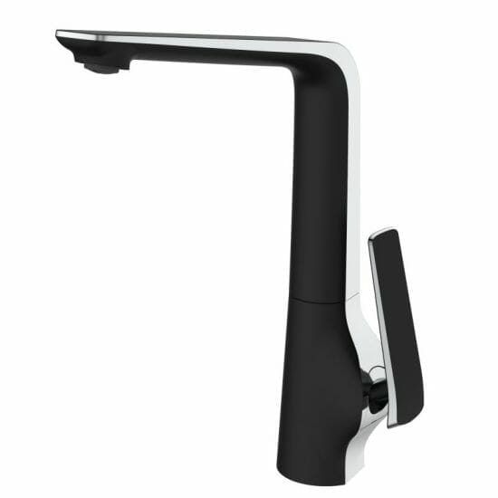 Esperia Matte Black & Chrome Kitchen Mixer | KT33.03 - Matt Black/Chrome | KT33.03