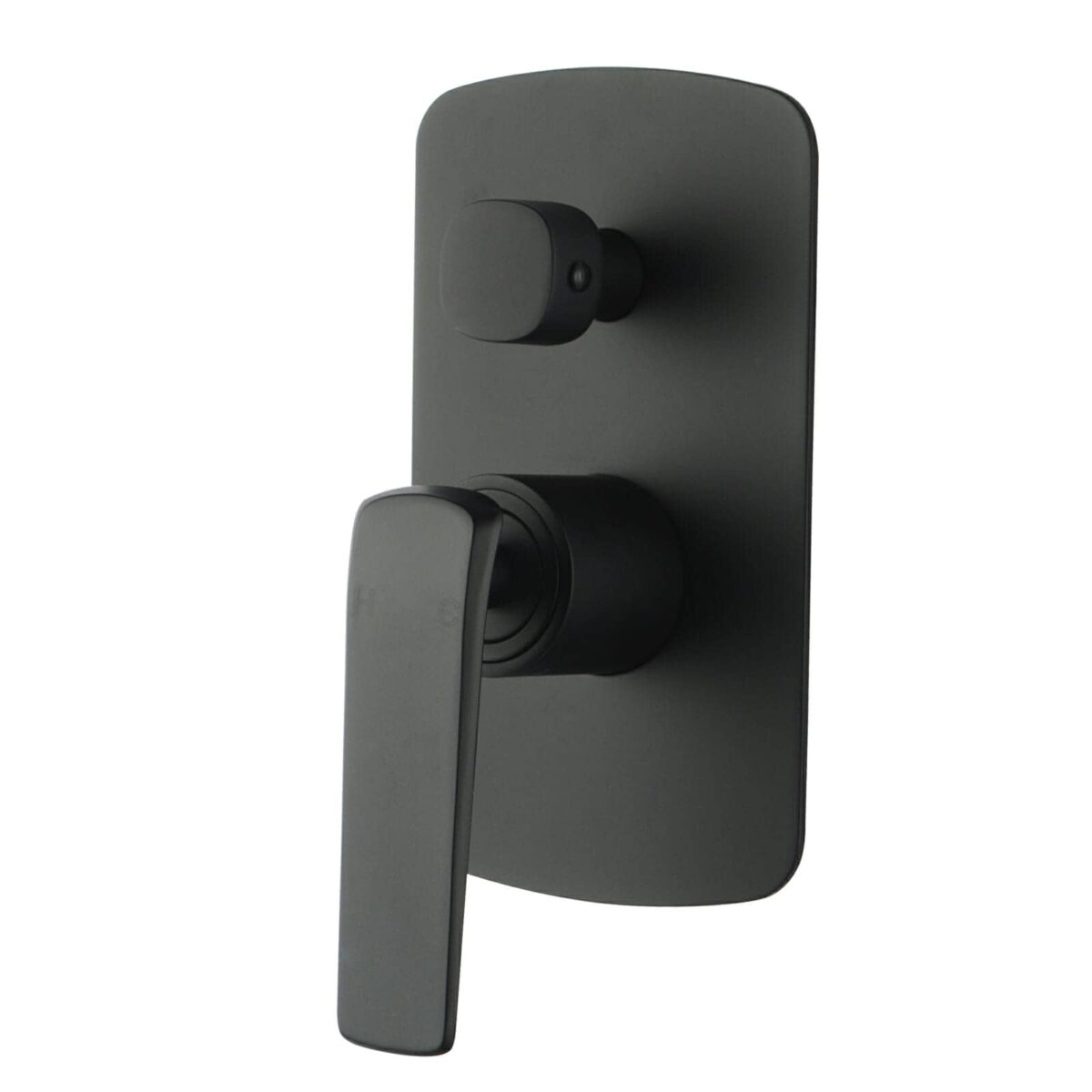 Esperia Matte Black Wall Mixer with Diverter | WMD45.02