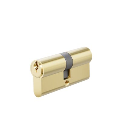 Euro Cylinder Double (Key/Key) 70mm - Brushed Brass