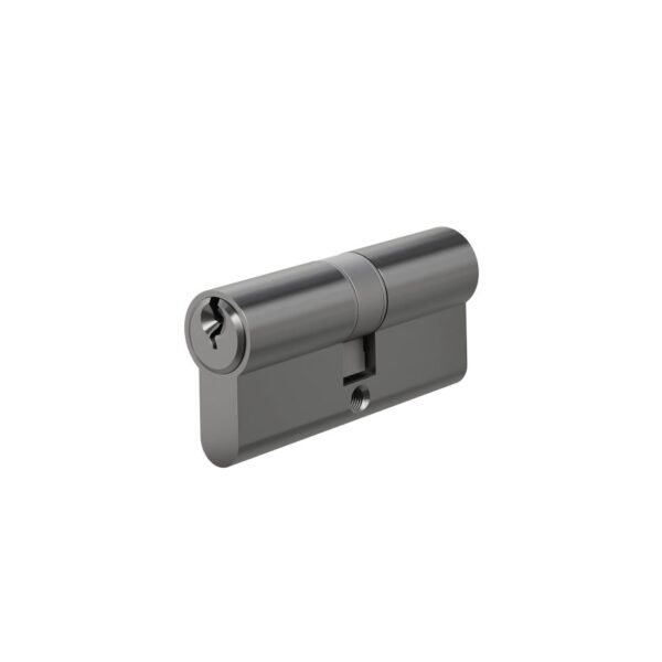 Euro Cylinder Double (Key/Key) 70mm - Brushed Gunmetal