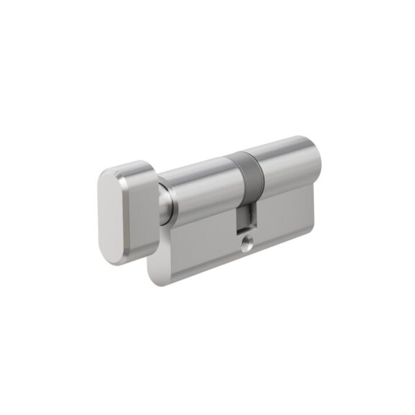 Euro Cylinder Single (Key/Turn) 70mm - Stainless Steel