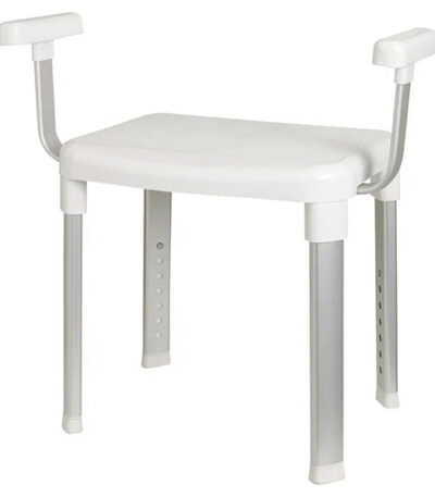 Evekare Deluxe Bathroom Chair with Armrests