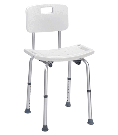 Evekare Freestanding Bath/Shower Chair with Backrest