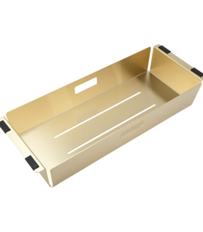 Felicity Kitchen Sink Colander Accessory - Brushed Brass