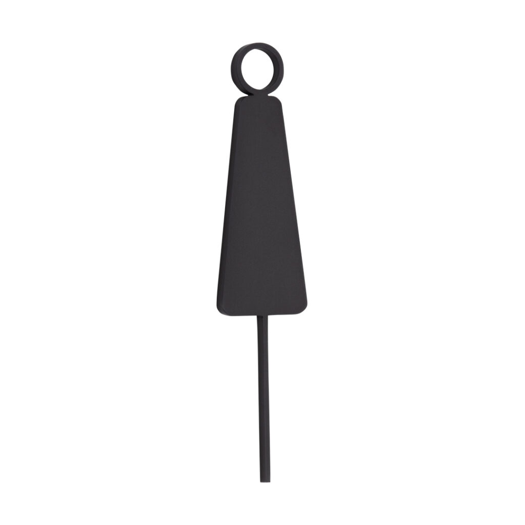 Female Restroom Sign - 140mm - Matte Black