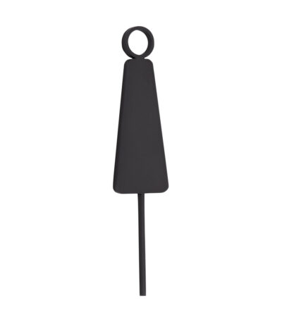 Female Restroom Sign - 140mm - Matte Black