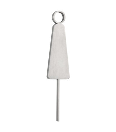 Female Restroom Sign - 140mm - Stainless Steel