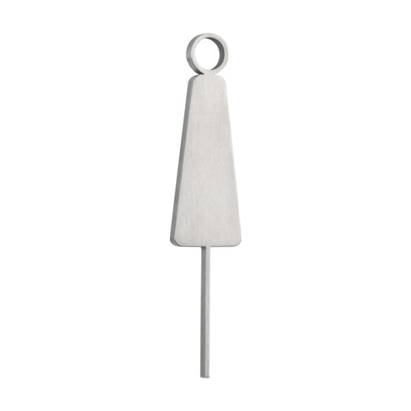 Female Restroom Sign - 140mm - Stainless Steel