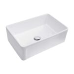 Fermentale Ceramic Kitchen Sink - Single Bowl - Gloss White - 770x515x250mm | KCSS770